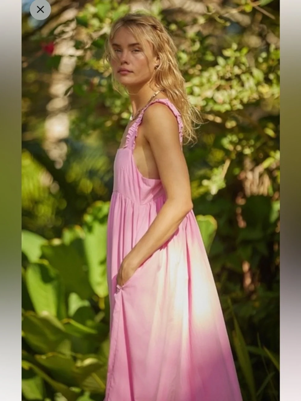 Free People Isabella Maxi Dress Boho Summer Vacation Resort Lightweight Sz Small - Picture 3 of 13